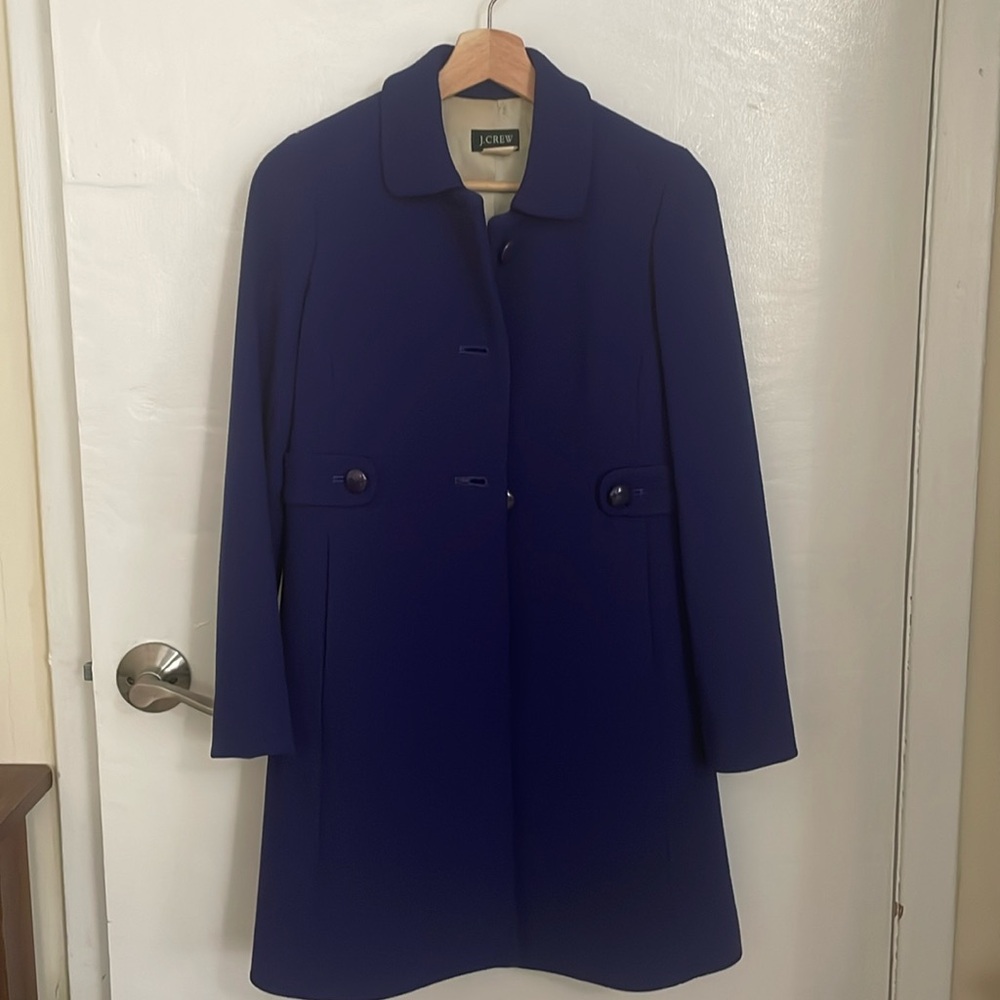 J.crew lady coat size 0p